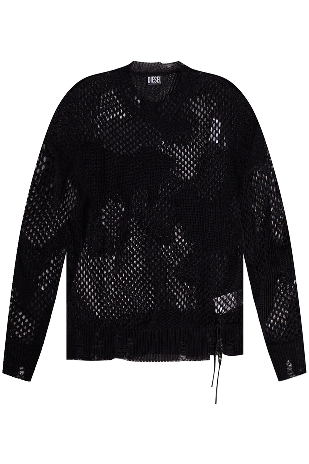 Black Open-knit sweater Diesel - Vitkac France